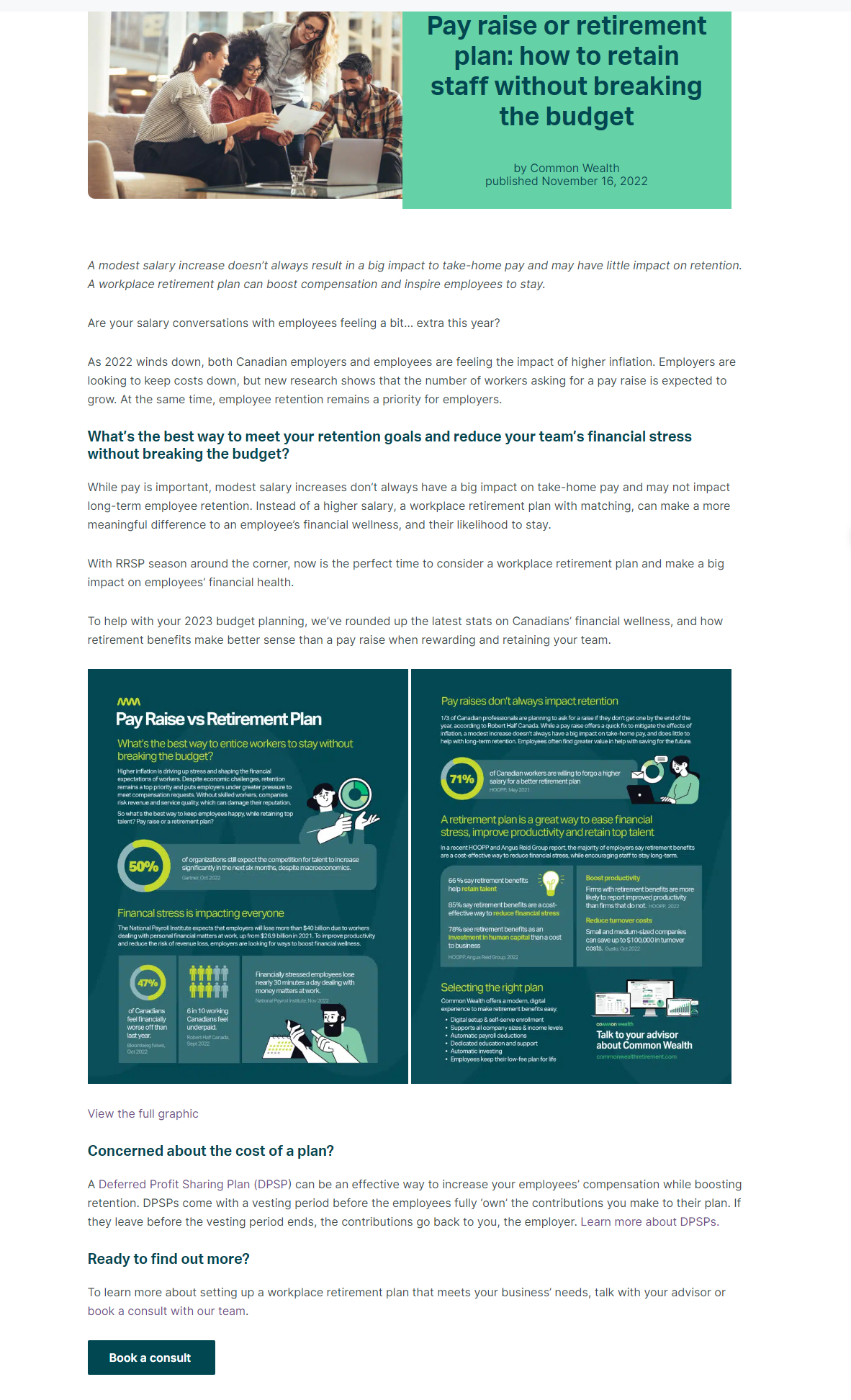 Common Wealth_Employer blog_Pay vs. plan